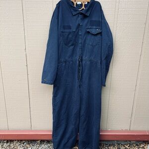 Dark Blue Denim Jumpsuit